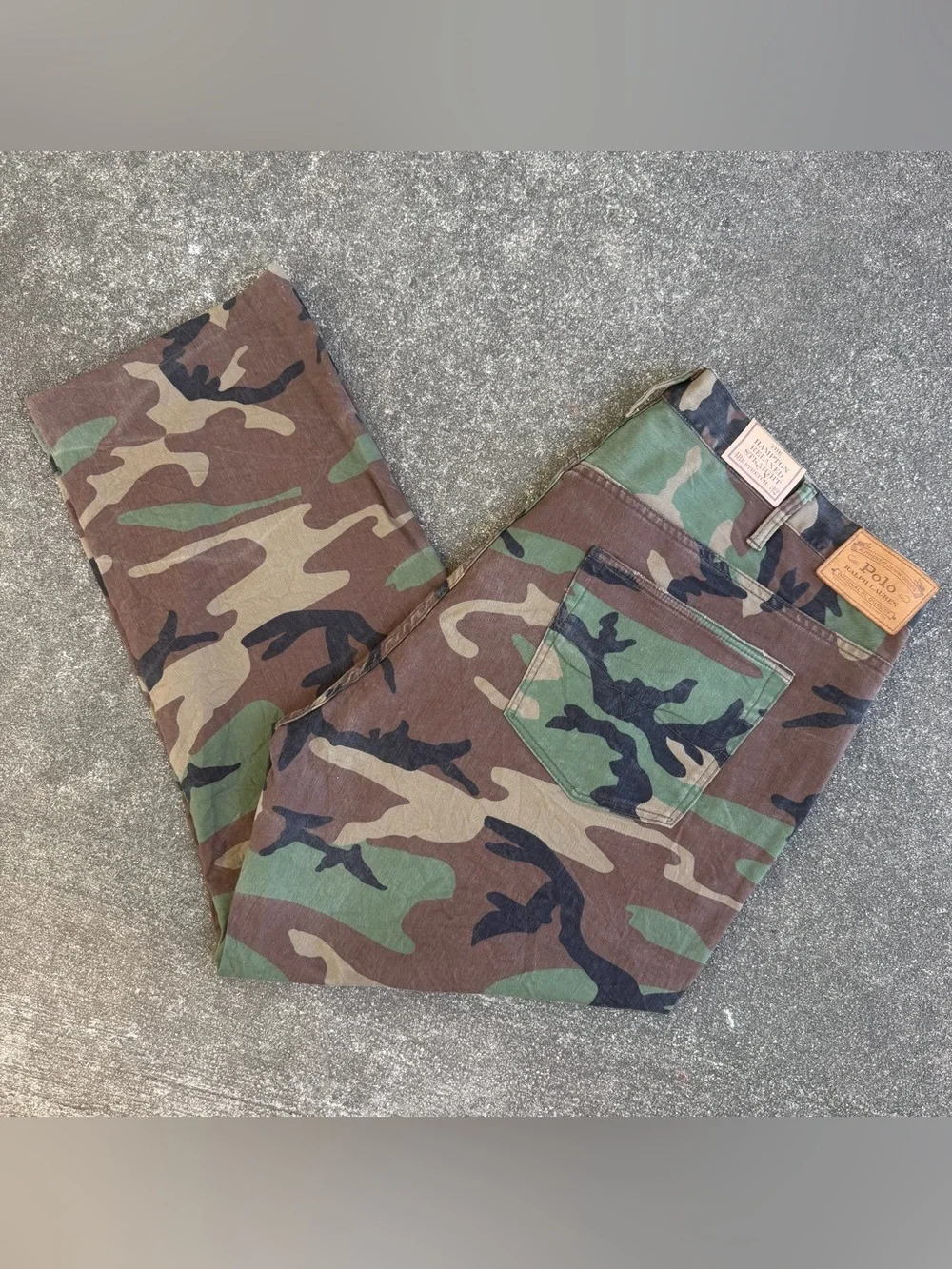 Polo Ralph Lauren The Hampton Relaxed Straight Stretch Camo Pants Size 46Bx32
